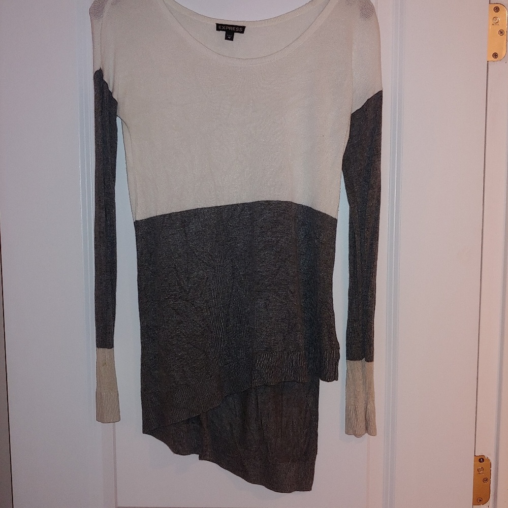 Asymmetrical sweater